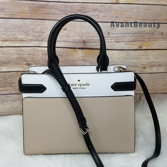 Kate Spade Staci Medium Satchel Warm Beige NWT - Picture 12 of 12